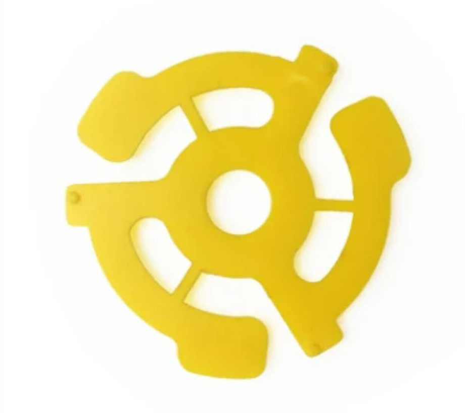 Original illustration: a 45 RPM record adapter